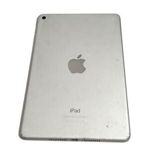 APPLE iPad MINI 4 128GB WiFi 7.9in SILVER BROKEN SCREEN READ